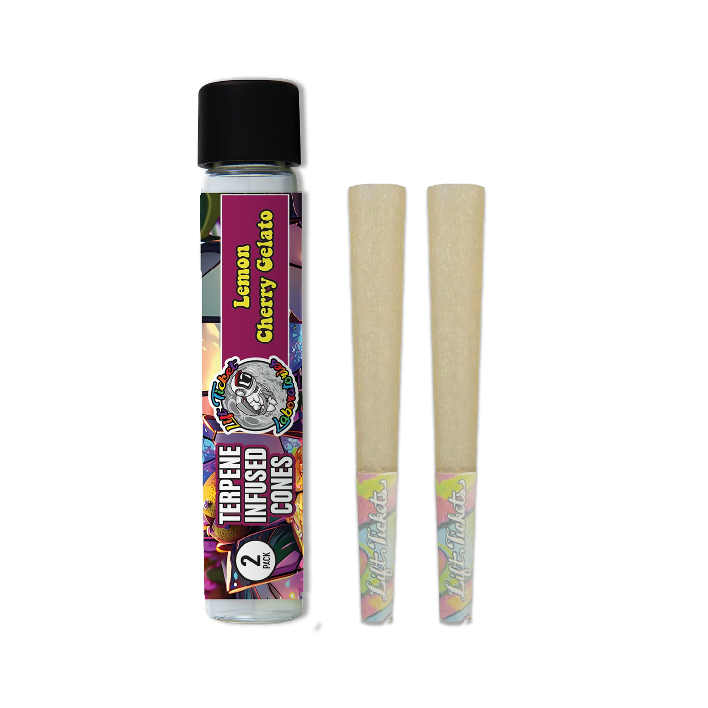 Terpene Infused Cones - Lemon Cherry Gelato
