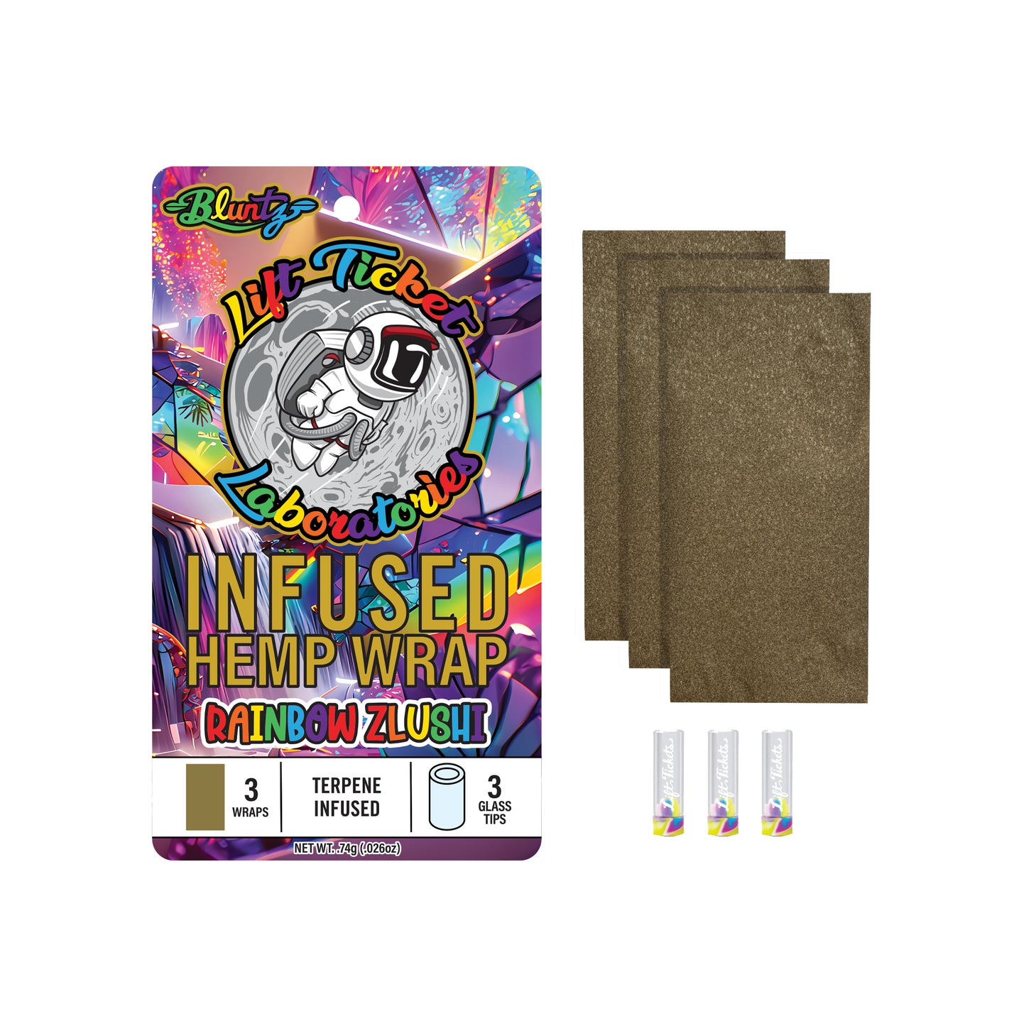 Bluntz Infused Hemp Wraps – Rainbow Zlushi